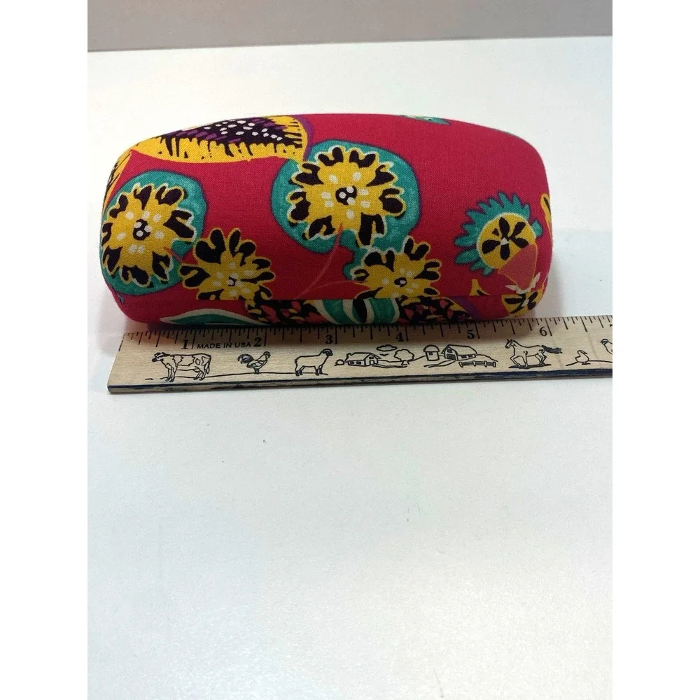 Vera‎ Bradley Rumba Clamshell Hard Case Eyeglasses Sunglasses Hinge Close Floral